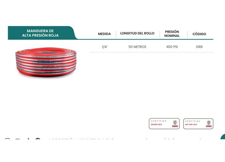 Alta Presión Roja