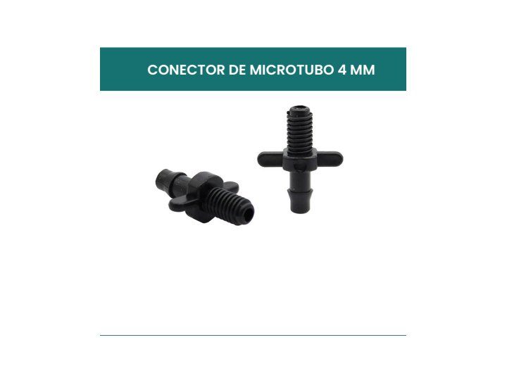Conector De Microtubo 4 Mm