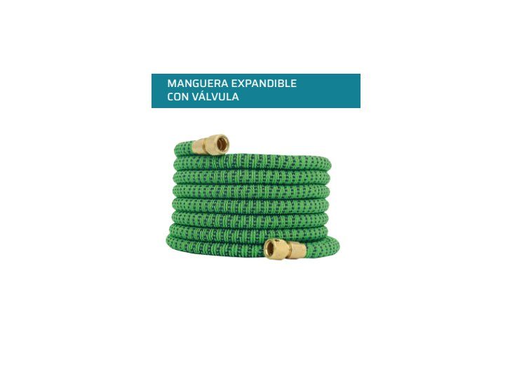 Manguera Expandible Con Válvula