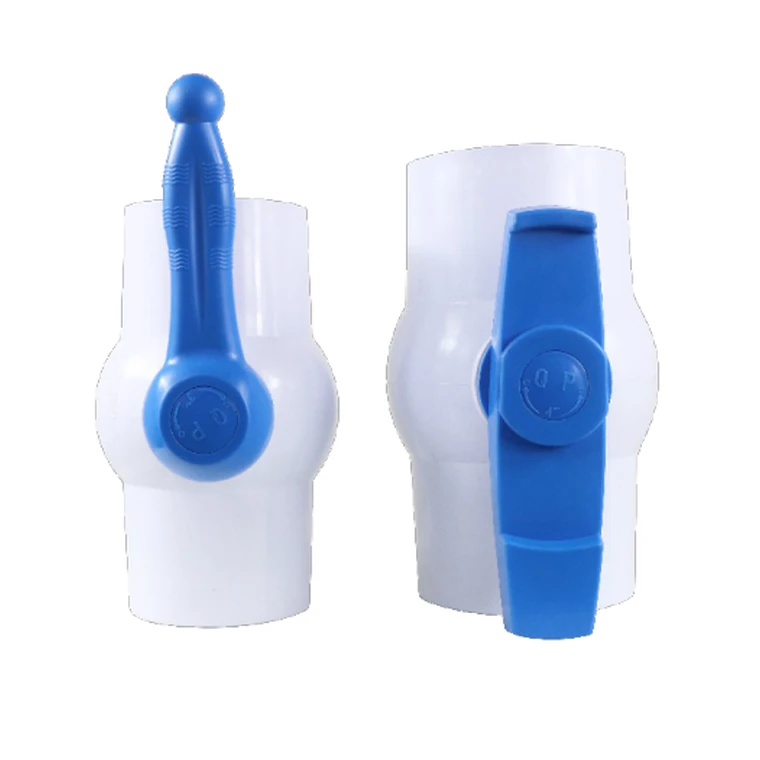 Válvula De Pvc R/H Qp - Manija Azul