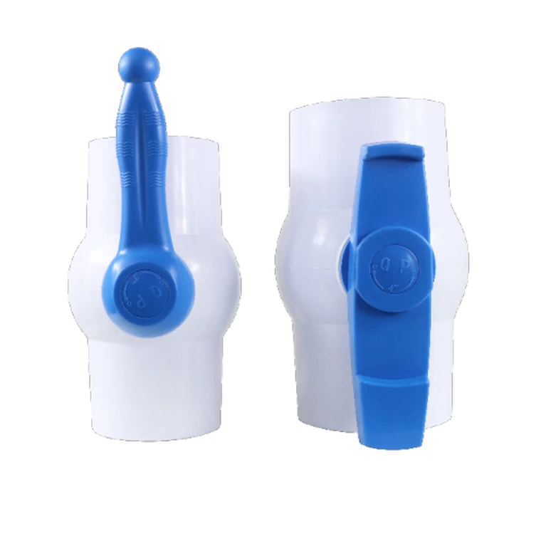 Válvula De Pvc R/H Qp - Manija Azul