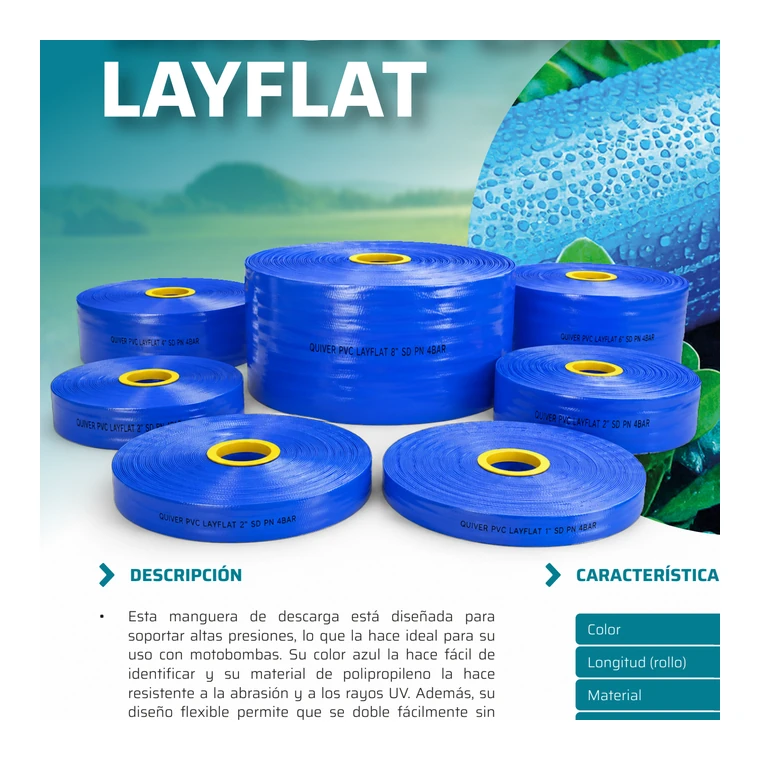 Manga plana Layflat