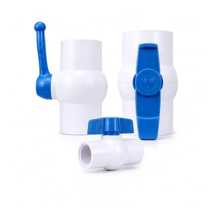 Válvula De Pvc R/H Qp - Manija Azul