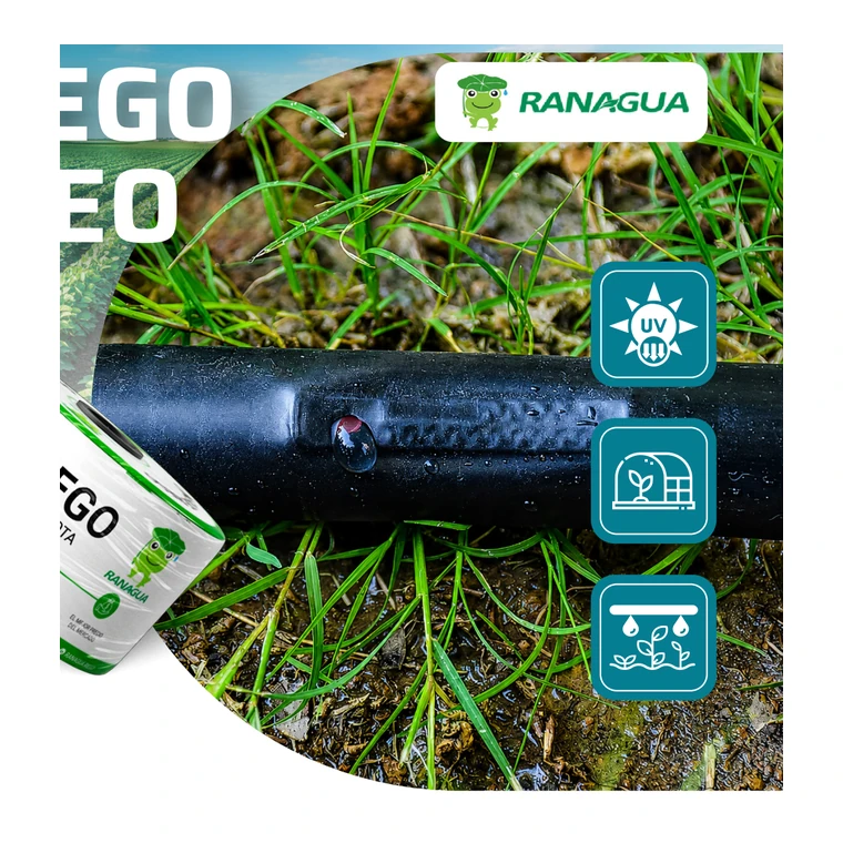 Cinta de riego por goteo con pastilla reforzada