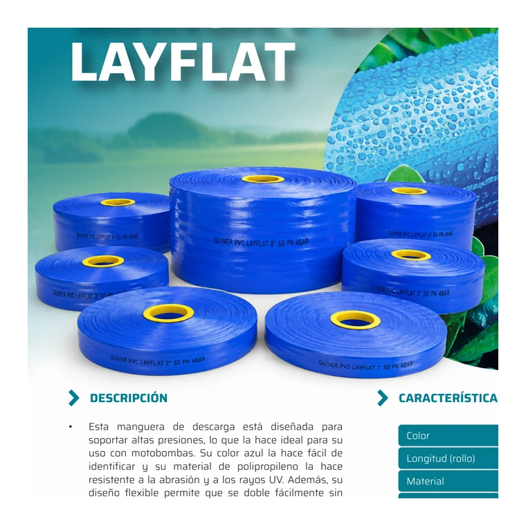 Manga plana Layflat